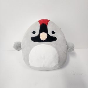 Squishmallow 8" Basma the Whooping Crane Plush Gray
